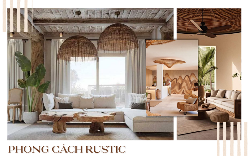 Phong cách Rustic 
